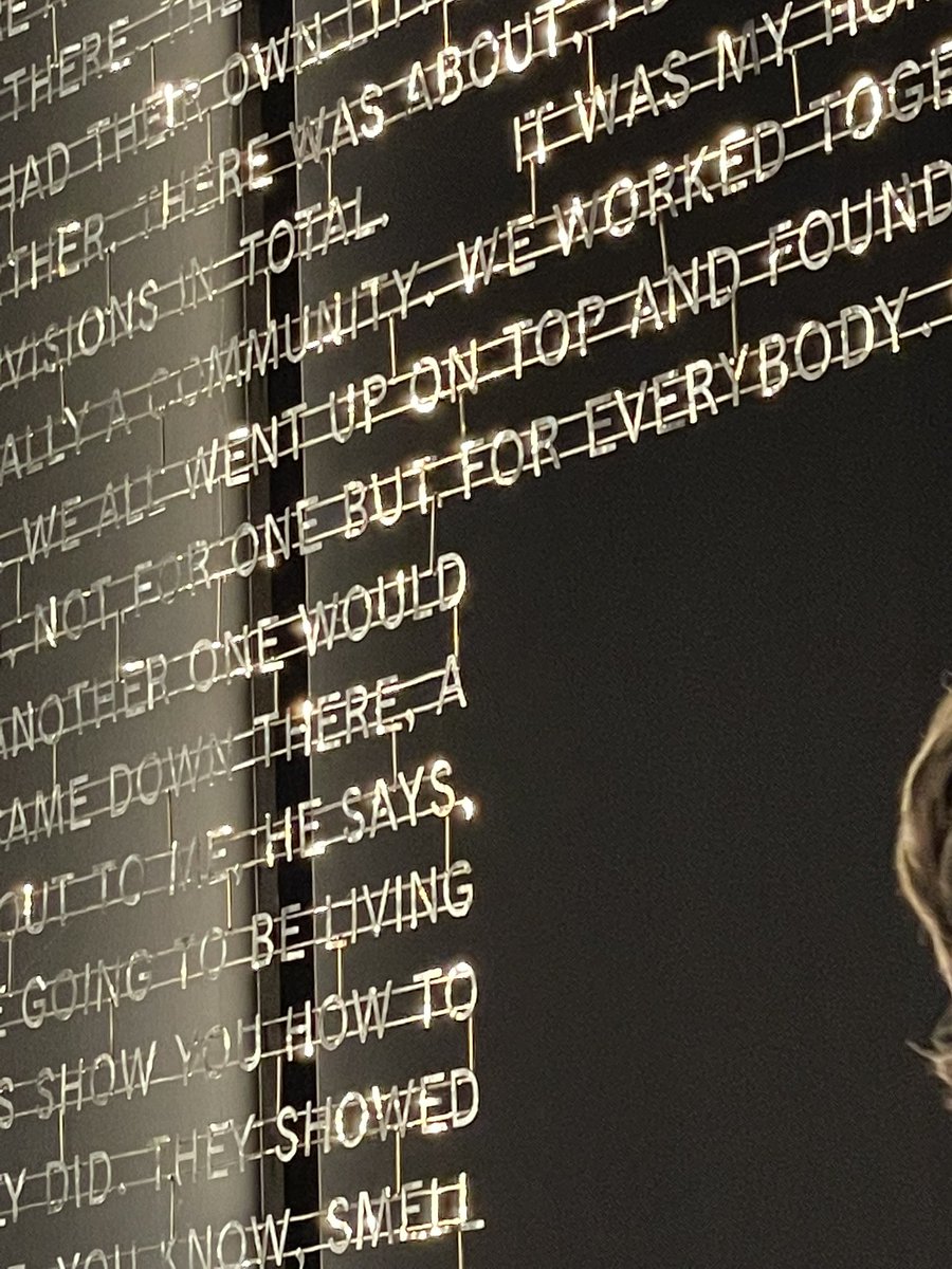 GISELXPHOTO's tweet photo. GM, been to the @whitneymuseum #Whitneybiennial yet? Text based art is 🔥🔥🔥#jonathanberger An Introduction to Nameless Love” Inspired by embodied language & illuminated manuscripts. https://t.co/UXWPa0s4rw