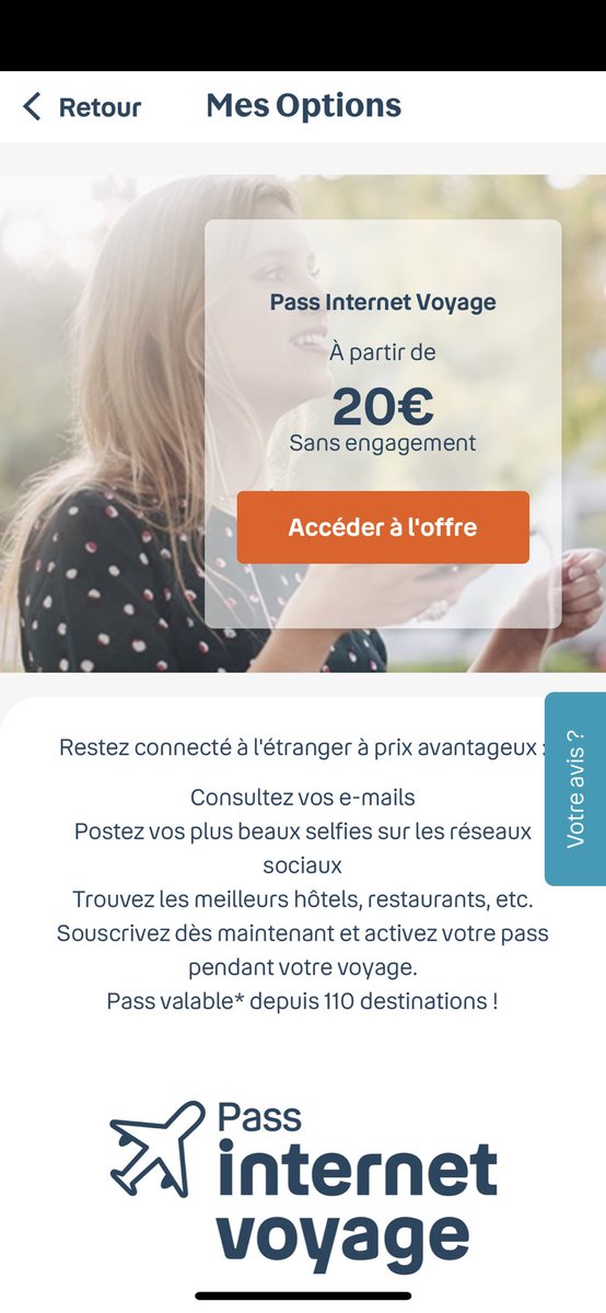phlanglois's tweet photo. @bouyguestelecom a l’étranger, et impossible de souscrire l option pass voyage. Ma page internationale semble limitée à choisir des appels de/vers. Pouvez vous m’aider ? https://t.co/YvIMq3E57V