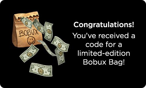 New FREE Bonus Roblox Gift Card Item! Bobux Bag 