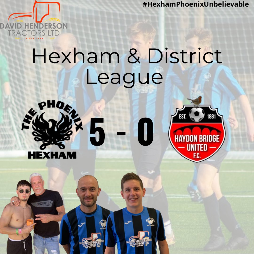 🔵⚫️🟡

Result

@NixxieFC 5 - 0 <a href="/haydon_fc/">Haydon Bridge Social Club FC</a>

Another 3 points in the bag and managing to keep the pressure up at the top. Big few games coming up

<a href="/CalumArmstrong6/">Calum Armstrong</a> ⚽️⚽️
@TonyjLancaster ⚽️⚽️ ⭐️ 
<a href="/TomHacking92/">Tom Hacking</a> ⚽️

#hexhamphoenixunbelievable
#sundayleague #scoononpens