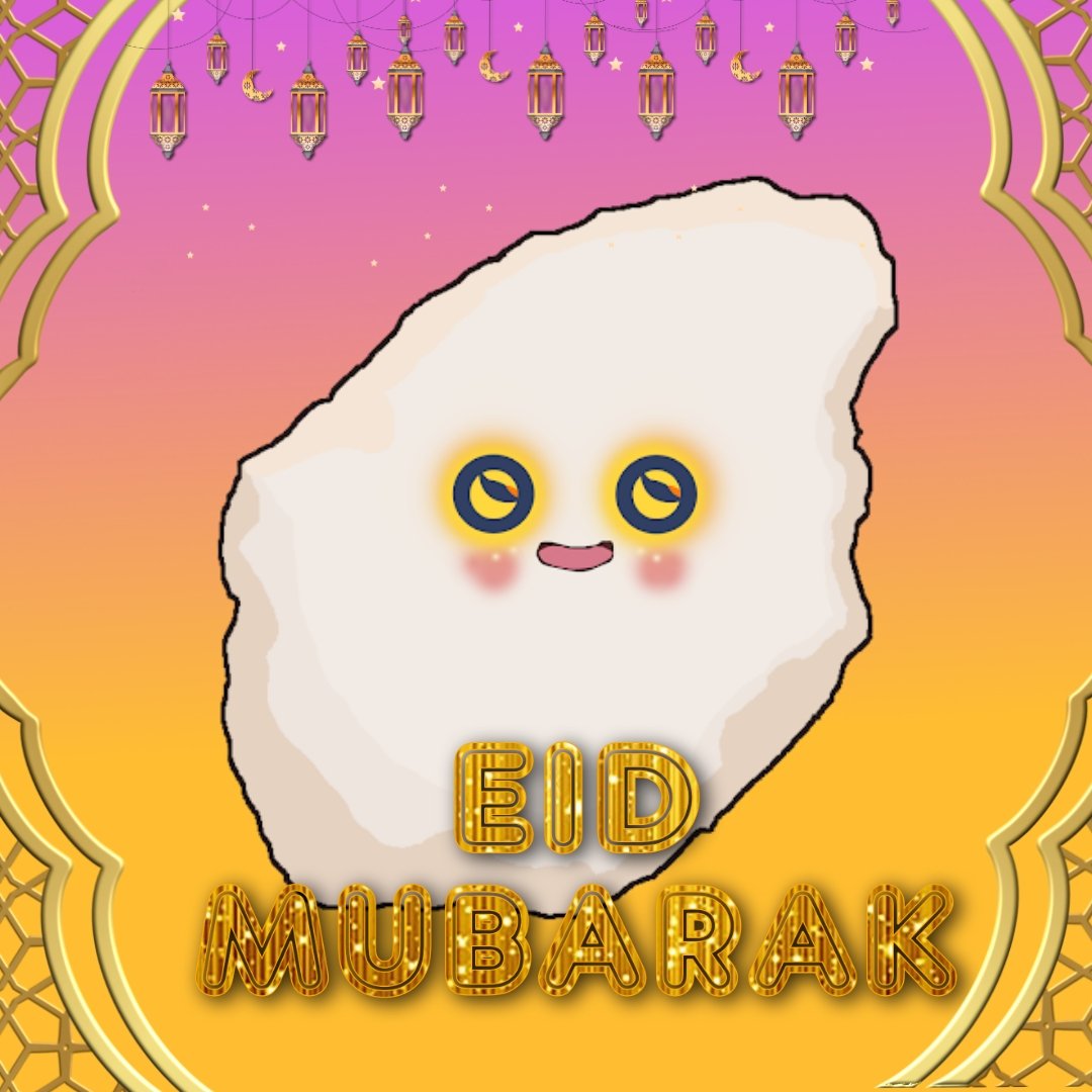 Eid Mubarak :D Alhamdullillah 
#nft #EidMubarak #EidUlFitr #hiddenrocks #BITCOIN #LUNA #altcoin