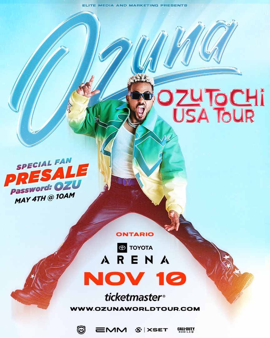 Toyota Arena on Twitter "🚨 ANNOUNCE 🚨 OZUNA OZUTOCHI USA TOUR making