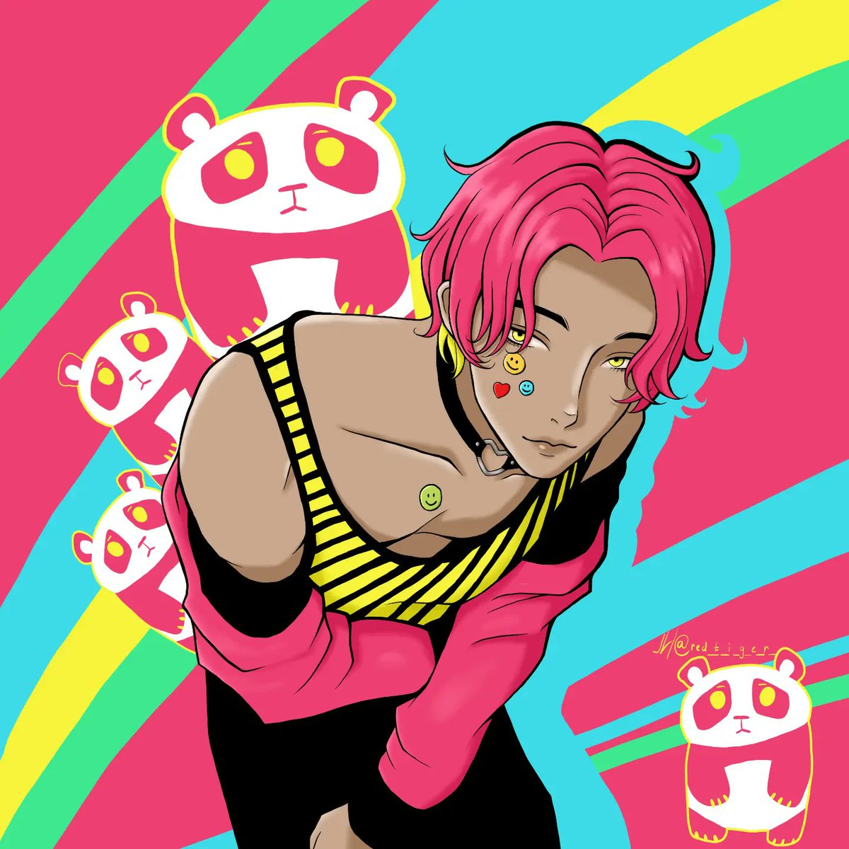 Redtigee's tweet photo. Взяла свою стару роботу та зробила нереально яскравою
#LoA 
#4beat 
#neon 
#art
#sketch 
#sketchmarker 
#draw 
#drawing 
#painting 
#photo 
#photography 
#illustration https://t.co/Cy27UApdnn