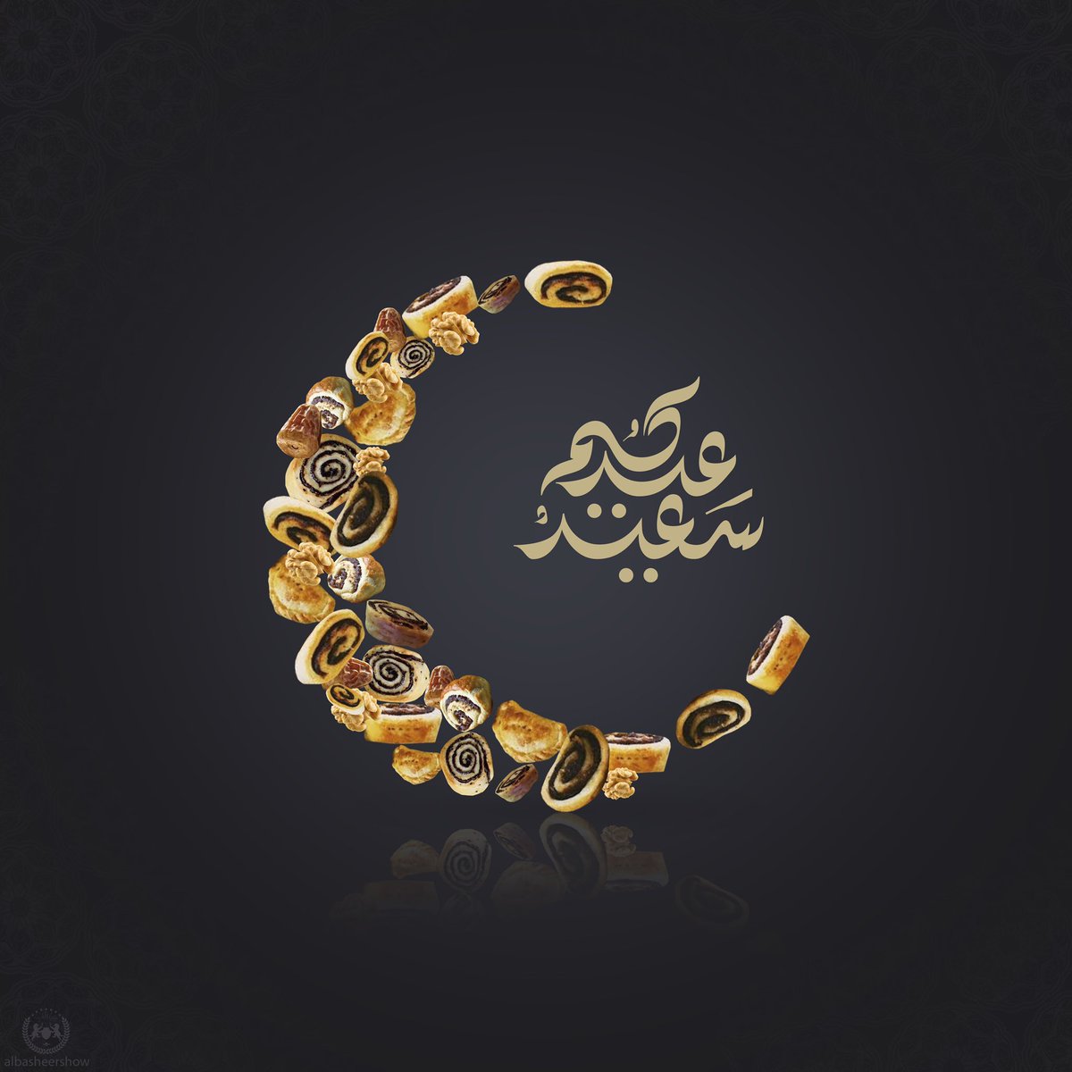 Albasheershow's tweet photo. كل عام وانتم بخير 
جمهورية البشير تتمنى لكم عيد فطر سعيد 🌙
#عيد_سعيد 
#البشير_شو https://t.co/7tReyi1IB6