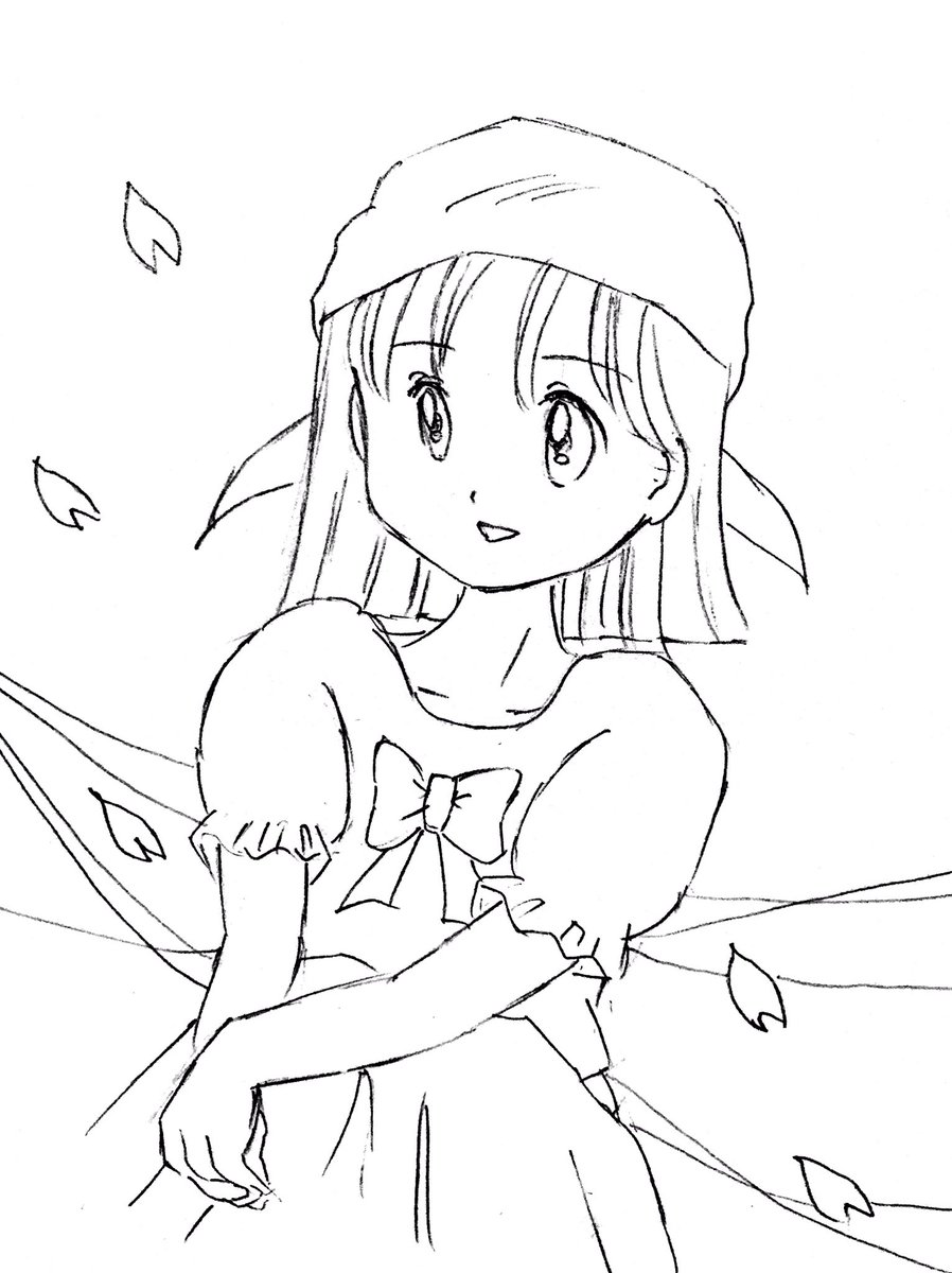 おやすみリッカちゃん 
【5/5はDQ9リッカの日】近づいてきたね!
#DQ9 #ドラクエ9 #リッカ #イラスト #絵柄が好みって人にフォローされたい 
