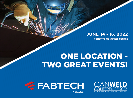 cwbgroupwelding's tweet image. #DidYouKnow that FABTECH Canada &amp;amp; #CanWeld Conference are happening together this year?

Come join us for Canada’s Largest Metal Forming, Fabricating, Welding &amp;amp; Finishing Event happening this June 14 - 16, 2022 in Toronto, ON!

Register Now: canada.fabtechexpo.com

@FabtechExpo
