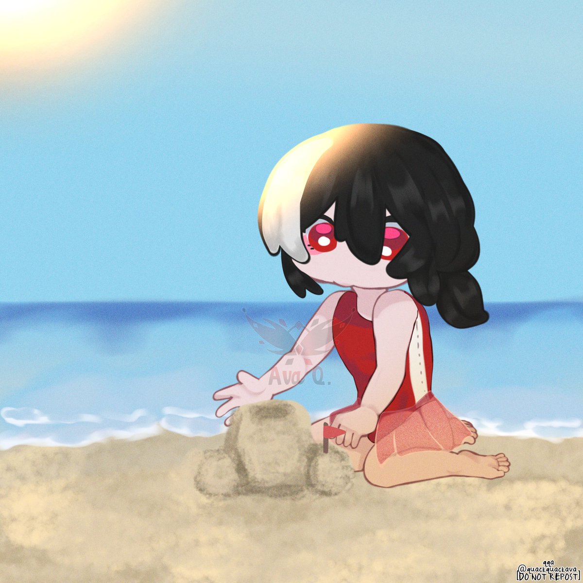 quackquackava's tweet photo. [Beach Day with the kids]
#qqa #art #arttwt #artmoots #artistsontwitter #oc #ocart https://t.co/1XTuC2WB8V