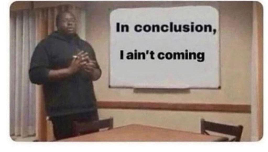 When the seminar doesn’t have snacks 

<a href="/OpenAcademics/">OpenAcademics</a> <a href="/AcademicChatter/">Academic Chatter™</a> #AcademicTwitter