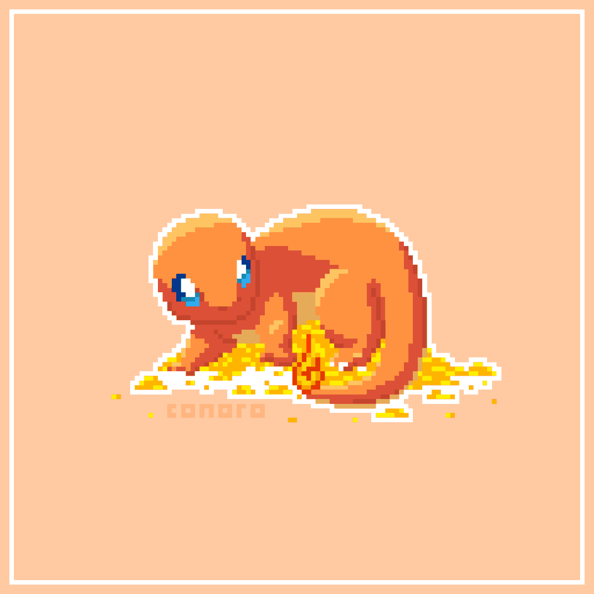ConoroGames's tweet photo. The best dragon for the job.
@Pixel_Dailies #pixel_dailies #TreasureGuardian #pixelart #charmander #pokemon https://t.co/HMzwGB55Ar