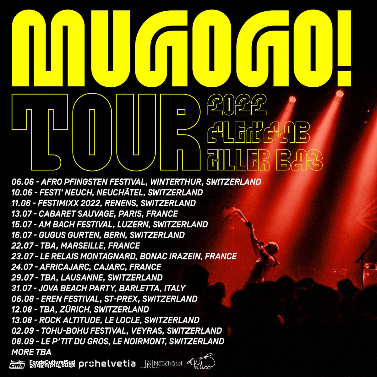 KABOOOM!💣
MUGOGO! SUMMER TOUR
🤜🏼💥🤛🏿
FLEXFAB &amp; ZILLER BAS