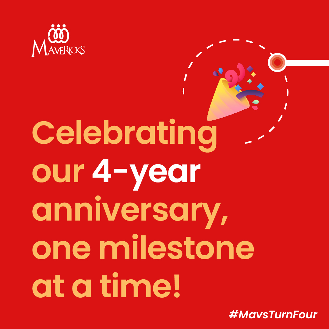 theemavericks's tweet photo. #MavsTurnFour this month! It has been an eventful 4 years for us, with fresh faces, new clients, many learnings, and a great deal of fun &amp; laughter.

Join us as we kickstart this celebration by taking a trip down memory lane! Cheers 🎉

#TheMavericks #milestonemap #Anniversary https://t.co/MuPVgUZeQN