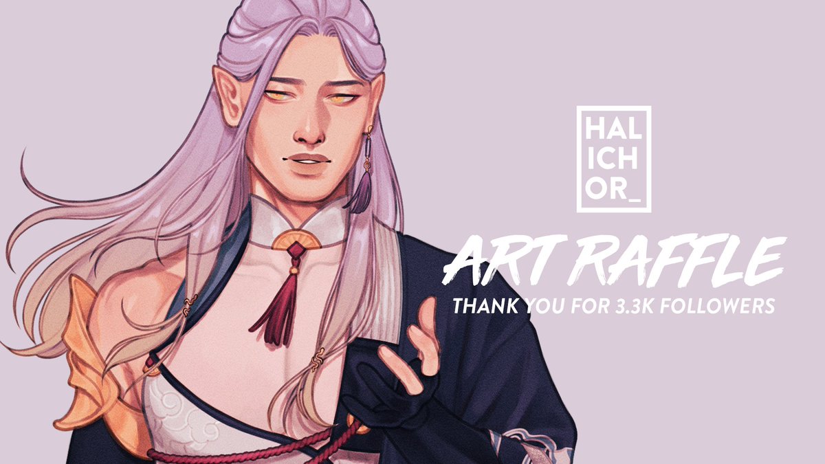 halichor's tweet photo. ✨ART RAFFLE✨
y'all this is looong overdue but tysm for 3.3k!! here's a lil something as a token of my appreciation 😔💖✨

🌕 must be following me (new ones are welcome 💕)
🌕 like + retweet this 
🌕 1 winner will get a rendered waist up illustration 
🌕 ends june 4 https://t.co/rv8rpgbdDj