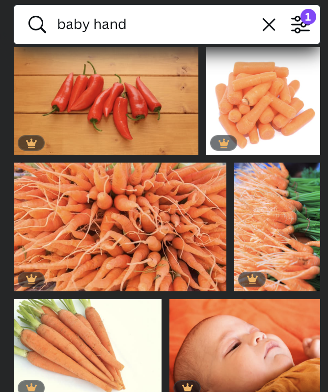 GiftGuild's tweet photo. When I am trying to work on social Media and look for images ... and these are the options. 🤔 https://t.co/shHRnhoqg7
