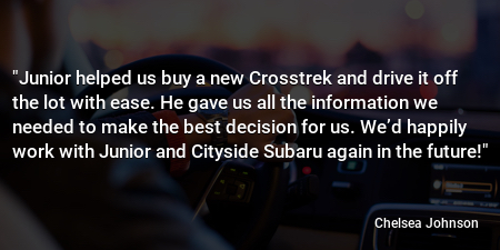 CitySideSubaru's tweet photo. Way to go Junior Williams! Thanks Chelsea for the ⭐⭐⭐⭐⭐ review! #HappyCustomer #CitySideSubaru #BelmontSubaru #BostonSubaru #SubaruCrosstrek #SubaruLovesTheEarth https://t.co/nU1bx2gaGL