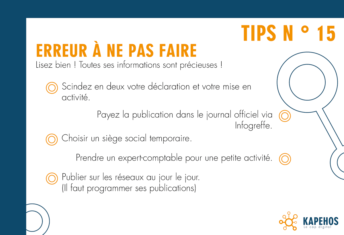 Les tips de l'entreprenariat 💯
Suivez-nous pour plus de conseils pour démarrer votre entreprise !