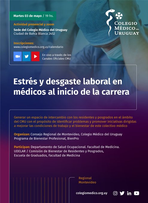 TinchoEverett's tweet photo. La importancia de seguir poniendo este tema sobre la mesa para mejorar la salud, el bienestar y las condiciones de formación de Residentes y Posgrados.

Cuidarse para poder cuidar es brindar una asistencia ética y de calidad. Hay que generar las condiciones para esto. https://t.co/vImiQvVnWI