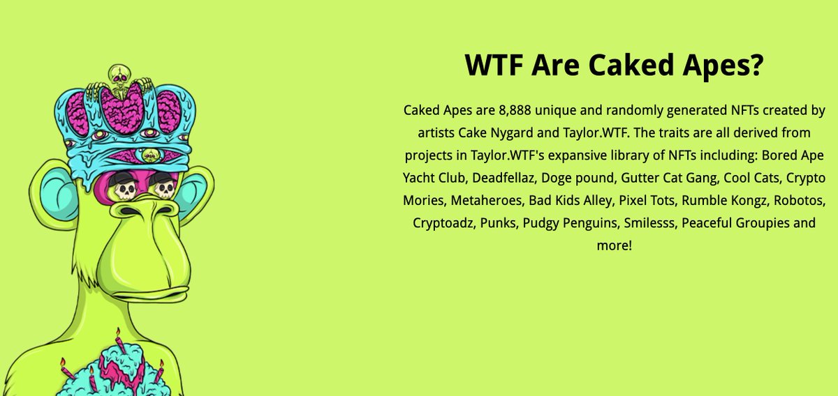 Is #CakedApesOfficial related to #YugaLabs ? do you know?#NFT #MAYC