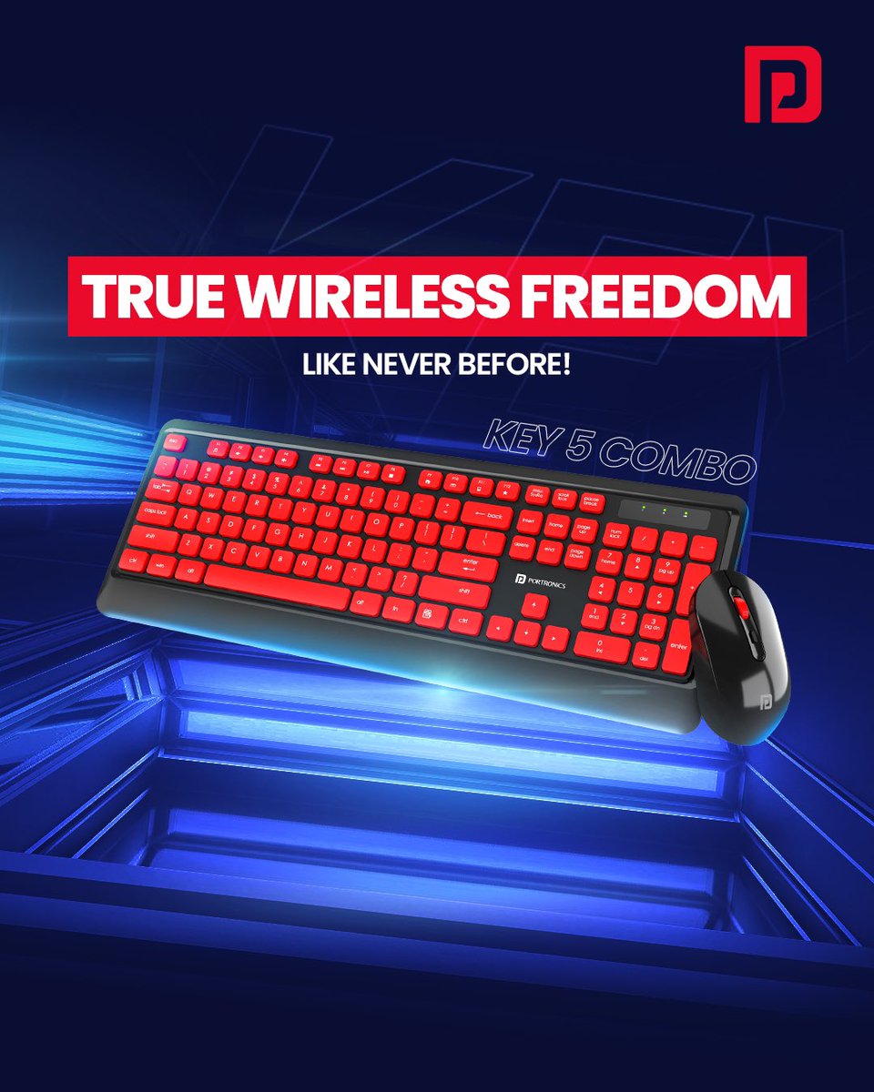 Portronics's tweet photo. We all love combos, don’t we? At Portronics, we’ve combined the power of a truly sleek wireless keyboard with the power of a super fast mouse that’s bound to make your navigating experience better!
Upgrade now. LINK IN BIO.
#Portronics #Portronicsindia #Key5 #gadgets https://t.co/Nwto8PJkGc