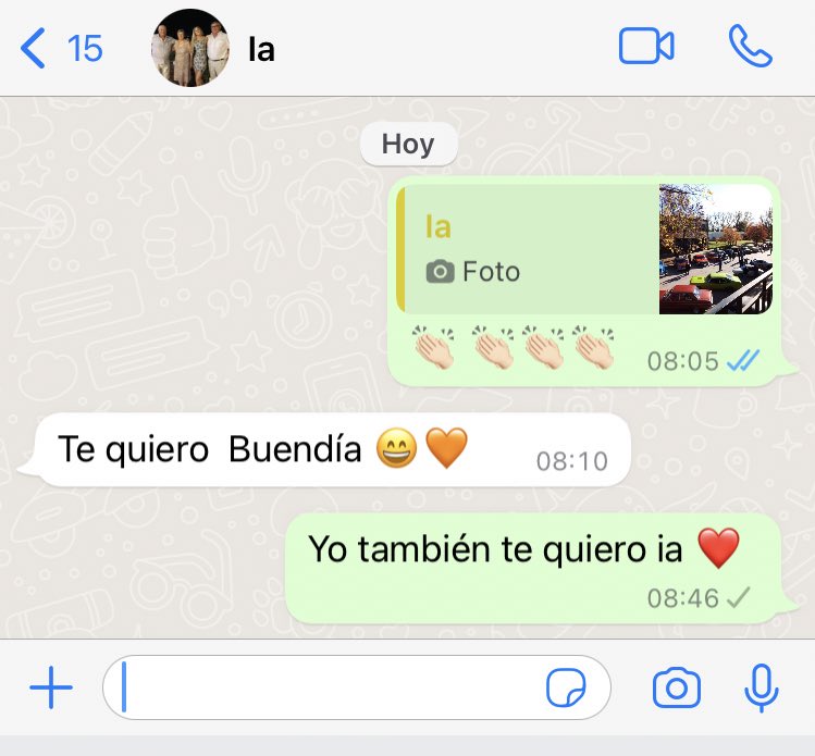 Arrancar la mañana con el wsp de mi abuela que no quería un celular nuevo y ahora si se lo sacas creo que te mata 😂❤️

De las mejores maneras de empezar el día 🥰