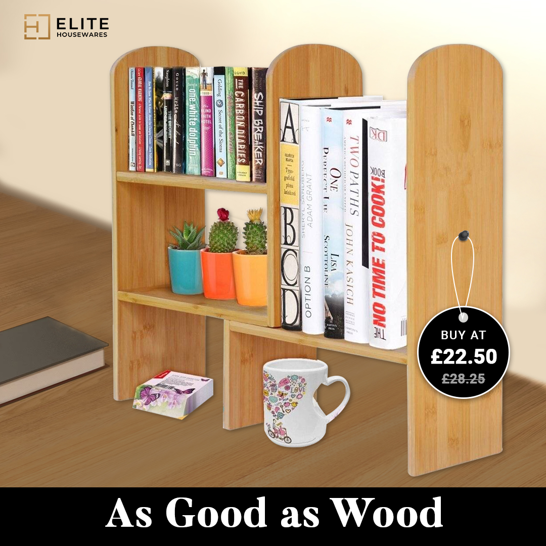 EliteHousewares's tweet photo. Spice up your living room decor with the expandable desktop organizer which can be used as a bookcase or a storage unit for important documents at work.

Shop Now!
https://t.co/fcVQQmywco

#ehc #elitehousewares #storage #organizer #bamboo #decor https://t.co/bLRxWf8Lzd