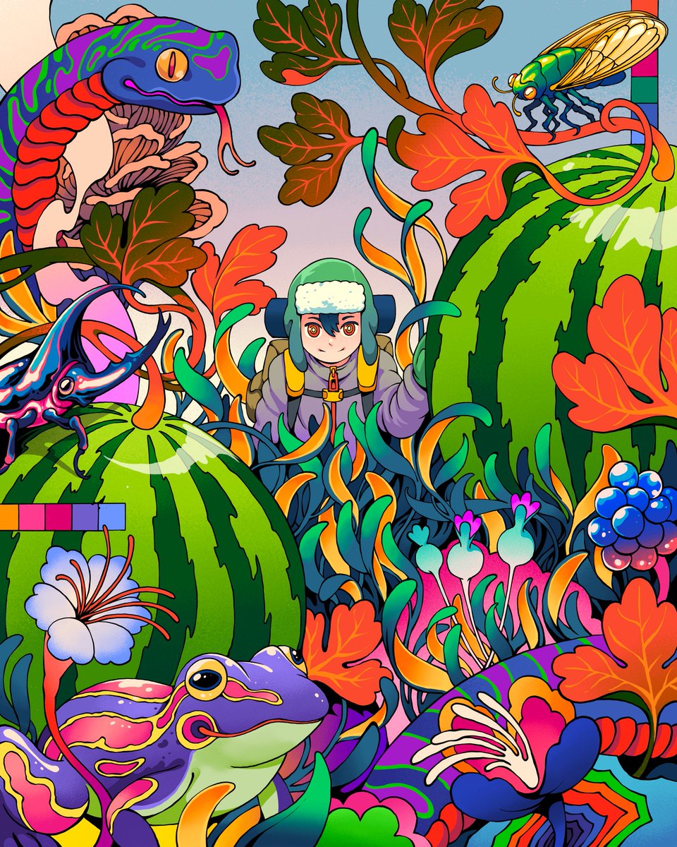 "Watermelon Garden"
New NFT DROP <a href="/foundation/">Foundation 🌐</a> 
Edition of 1 🍉
Collection : Little Adventure

(Click the LINK down below 👇)

#NFT #NFTanime #NFTdrop #NFTartist #NFTcollector #FND