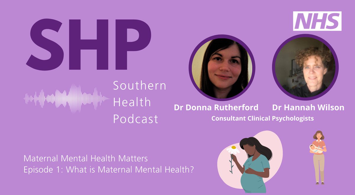HIOWH_NHSFT's tweet photo. This #maternalmentalhealthawarenessweek we’ll be sharing bitesize podcasts talking about all things Maternal Mental Health! Check out episode 1: Consultant Clinical Psychologists Dr Wilson &amp; Dr Rutherford answer “what is maternal mental health?”  https://t.co/FQgxsRRW0d https://t.co/sfNihZ5KMN