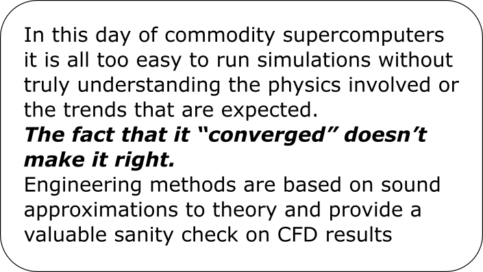Unfortunately, I don't know to whom I should attribute this, but I found it in a 2012 #NASA Thermal and Fluids Analysis Workshop (#TFAWS) presentation, and it rings so true to me: