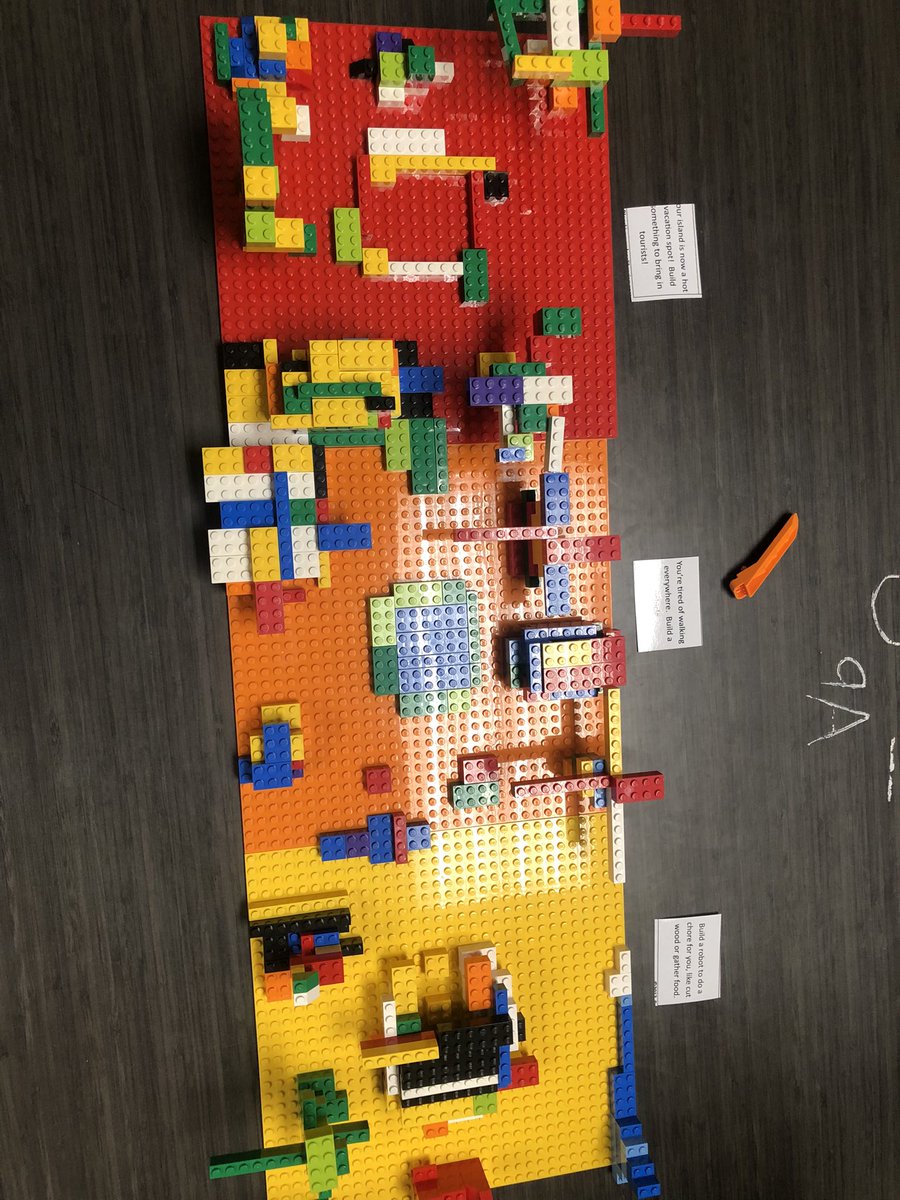 SherryMich's tweet photo. #MasonElementary students used engineering skills and creativity to solve the LEGO deserted island challenges! #KindnessStartsWithMe https://t.co/IKrES7CKFh