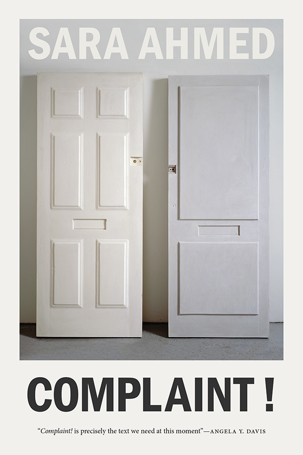 This Wednesday, check out “Losing Your Hand: Complaint, Common Sense and Other Institutional Legacies," a lecture by <a href="/SaraNAhmed/">Saran Ahmed</a>, author of "Complaint!" hosted by the Department of Psycho-Social Studies at Birkbeck College. May 4, 6pm BST.
ow.ly/zFmn50IUBap