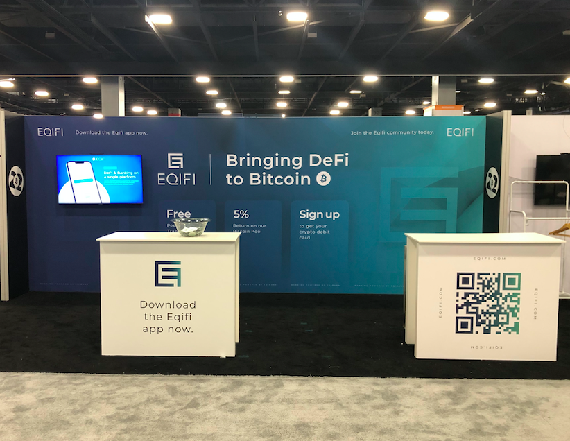 YasarCorp's tweet photo. It was a pleasure to attend @TheBitcoinConf in Miami earlier last month!
Thanks to everyone who stopped by to see us at the @eqifi_finance booth.
#EQIFi $EQX #bitcoinmiami #btc #miami #bitcoin22 #BTC2022 https://t.co/r4HvWMZk0N