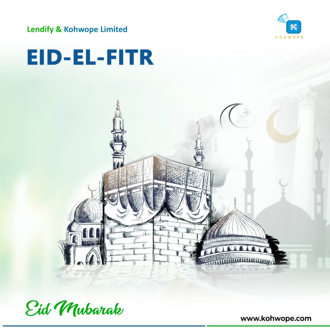 KOHWOPE's tweet photo. Thirty days of self denial, consecration and prayers. May Allah accept your Ramadan as ibadah and grant you all the blessings of the holy month.

#EidMubarak #Eidfitr #TGIF #Kohwope #Kohlo #Kohoperative #Kohinvest #Kohntribution #BridgebyLKL #Kohmmunity #LendifyNG https://t.co/lLIW6guFuP