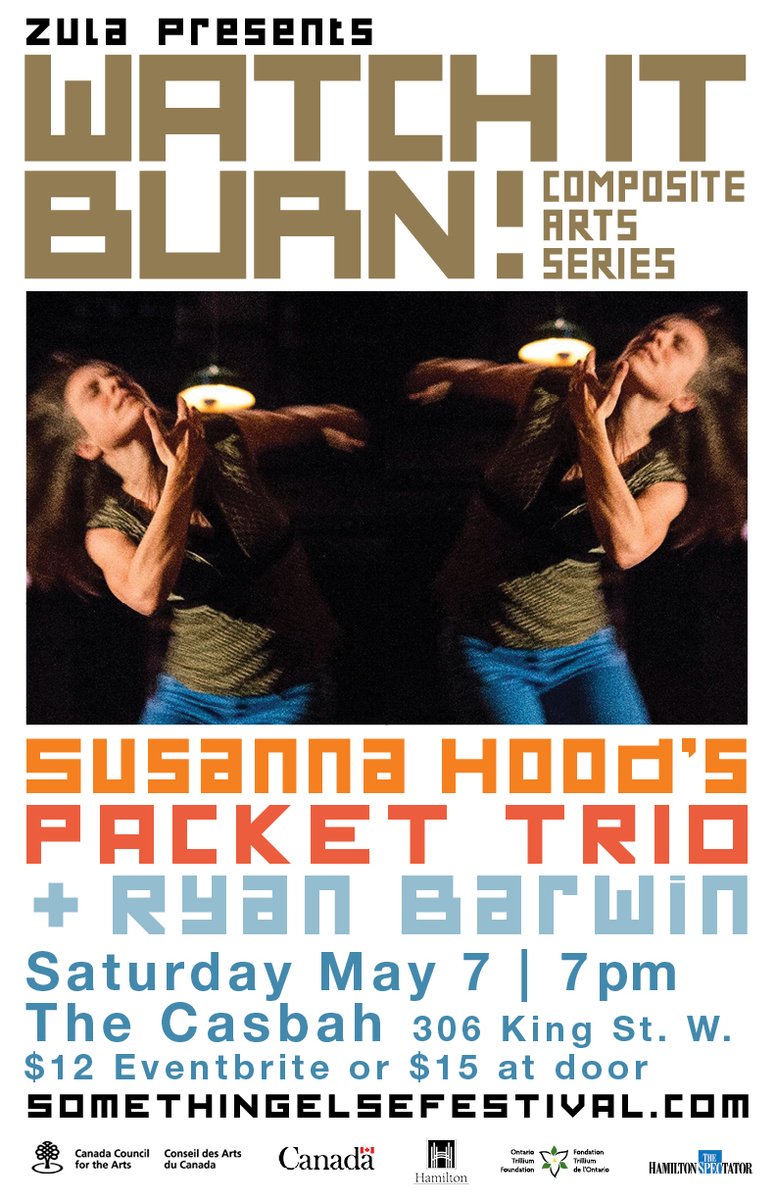 2022 SE! Festival + May 7th WiB! at Casbah - mailchi.mp/5c8881d39627/z… Presents: 9th annual Something Else! Festival June 16 – July 16, 2022 in Hamilton, ON + Watch it Burn! Series – Packet Trio + Ryan Barwin @Casbah