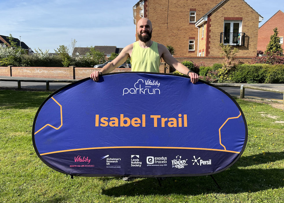 I is for Isabel Trail - One of the harder letters to get living in Scotland - a 788 mile round trip! #parkrun #parkruntourism #parkrunalphabet