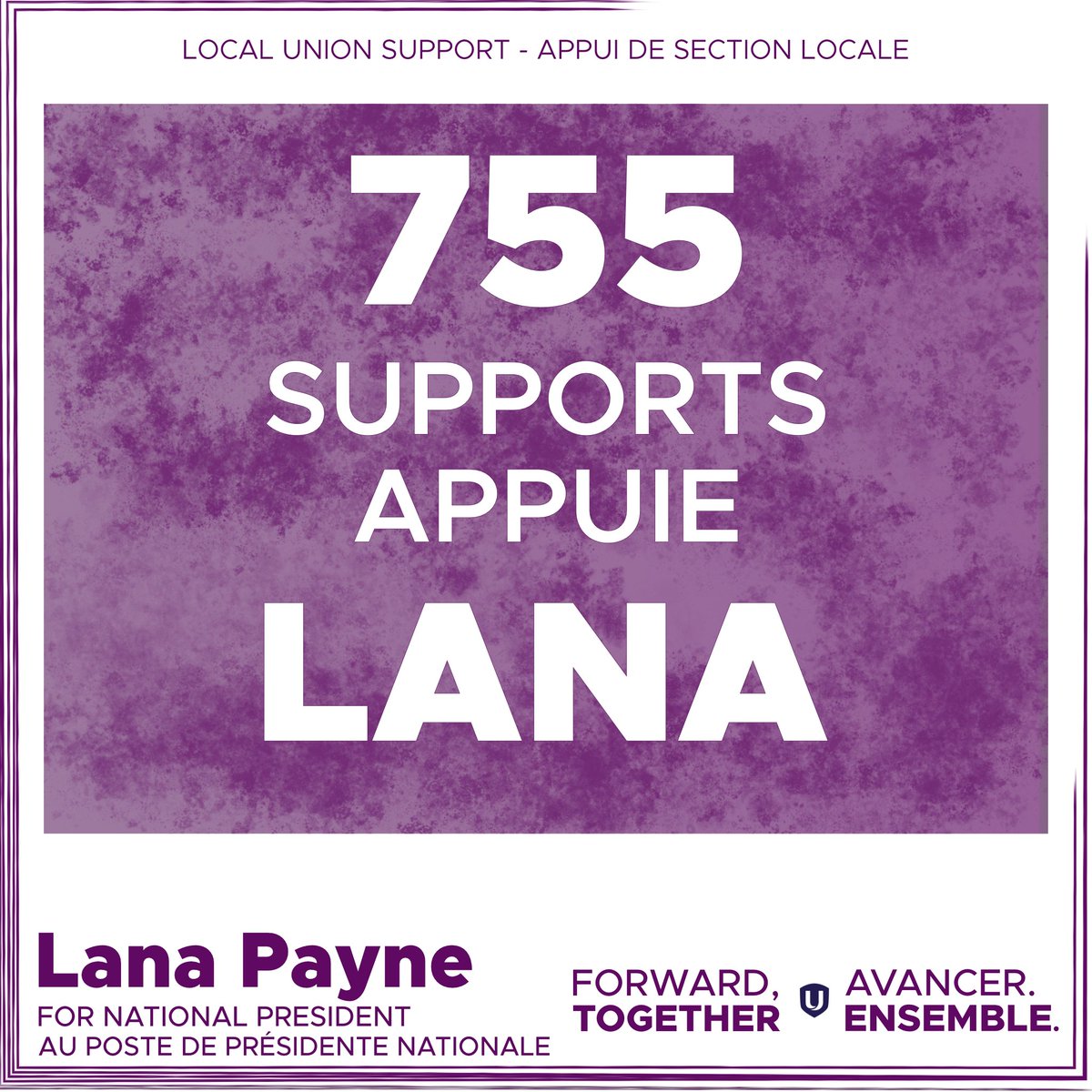 lp4np's tweet photo. Local 755, representing more than 385 members across Manitoba and Saskatchewan in retail, warehousing and transportation, are proud to announce that they endorse Lana Payne as the next National President for Unifor! Thank you and solidarity! #LP4NP #ForwardTogether https://t.co/pP6LwBn5s2