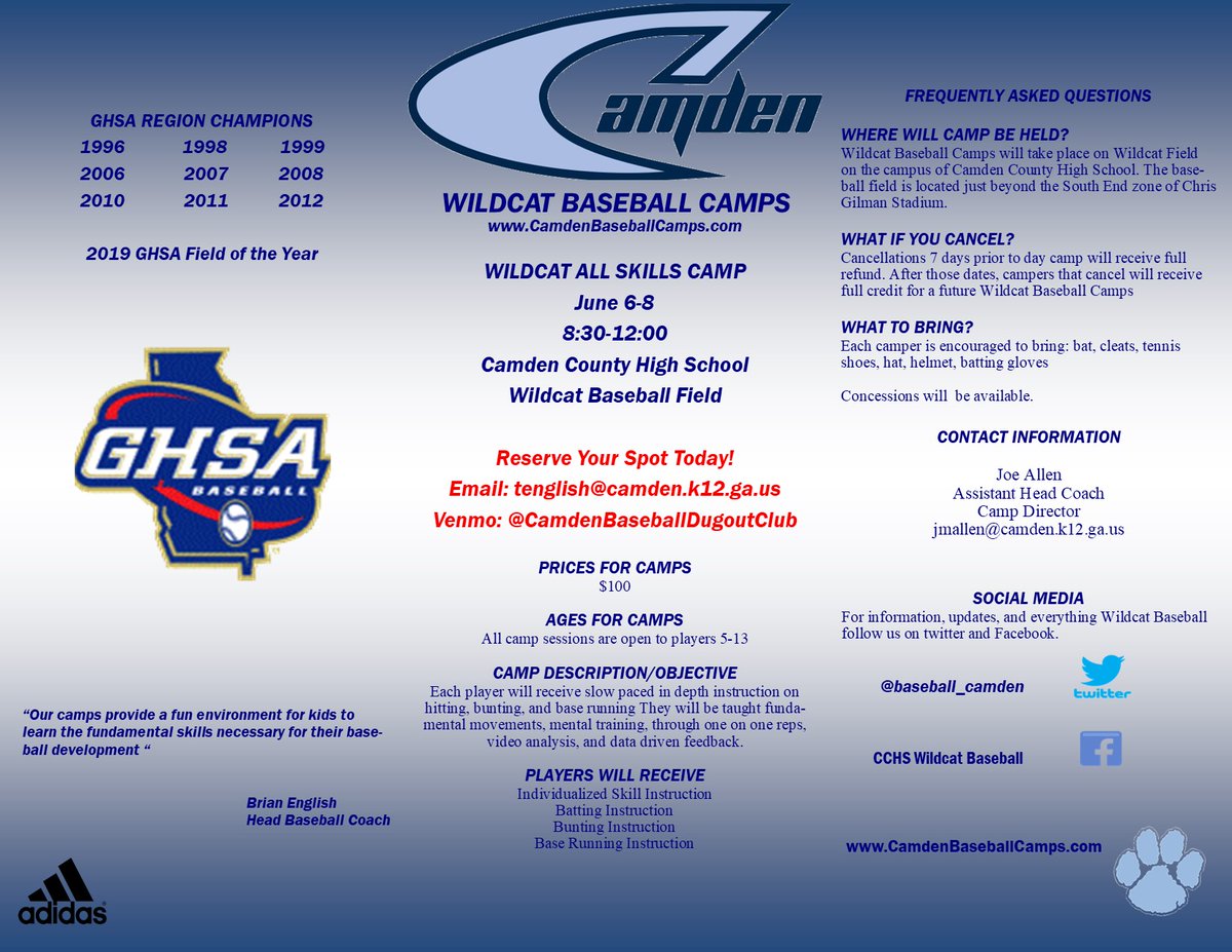camdencoach34's tweet photo. Wildcat camp is back! https://t.co/YkNILwNcau
