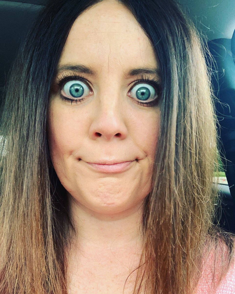 betsystamant's tweet photo. The face you make when you’re about to be live on a local news show and you remember how awkward you are 🤔#KTAL #authorlife #authorshenanigans #mondaymotivation https://t.co/fr7oFpURdk