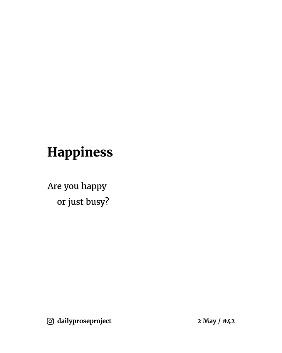 daily_prose's tweet photo. A new poem every day.

📔 2 May / #42 - "Happiness"⁠⁠

#poemoftheday #dailypoetry #dailyprose #poemaday #dailyproseproject https://t.co/jUn5Hb1ZMG