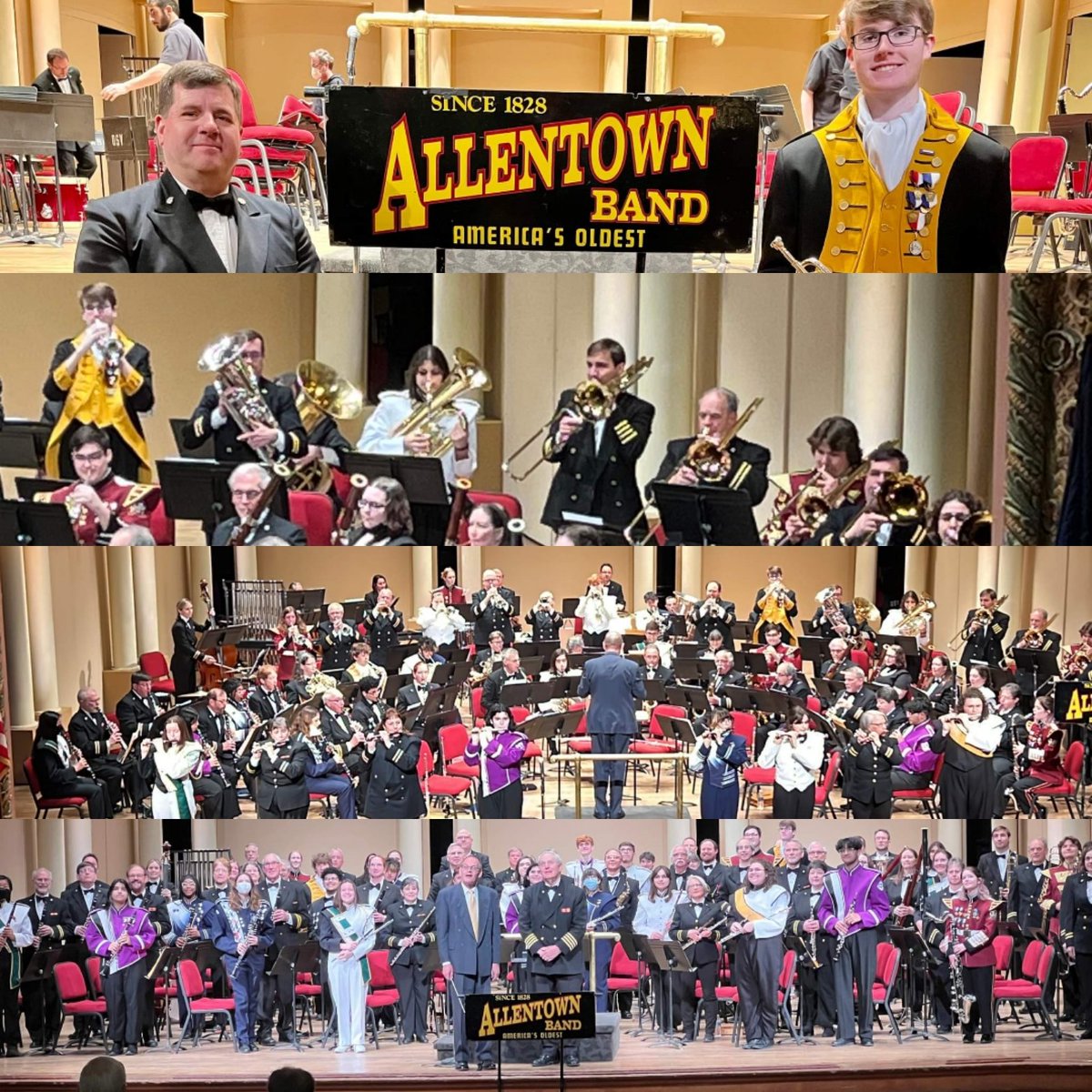 On Sunday, 5/1/22, 2 FHS students performed along side the Allentown Band and top student musicians from other high schools throughout the Lehigh Valley!  Congrats to all who participated and thank you to Allentown Band and @atownsymphony for allowing us this opportunity!