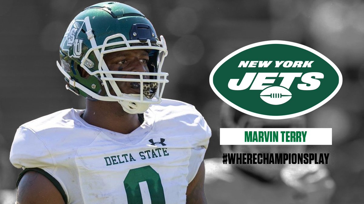 DeltaStateFB's tweet image. Retweet to congratulate Marvin Terry, who will get an opportunity to make the New York Jets roster!

#WhereChampionsPlay🏈