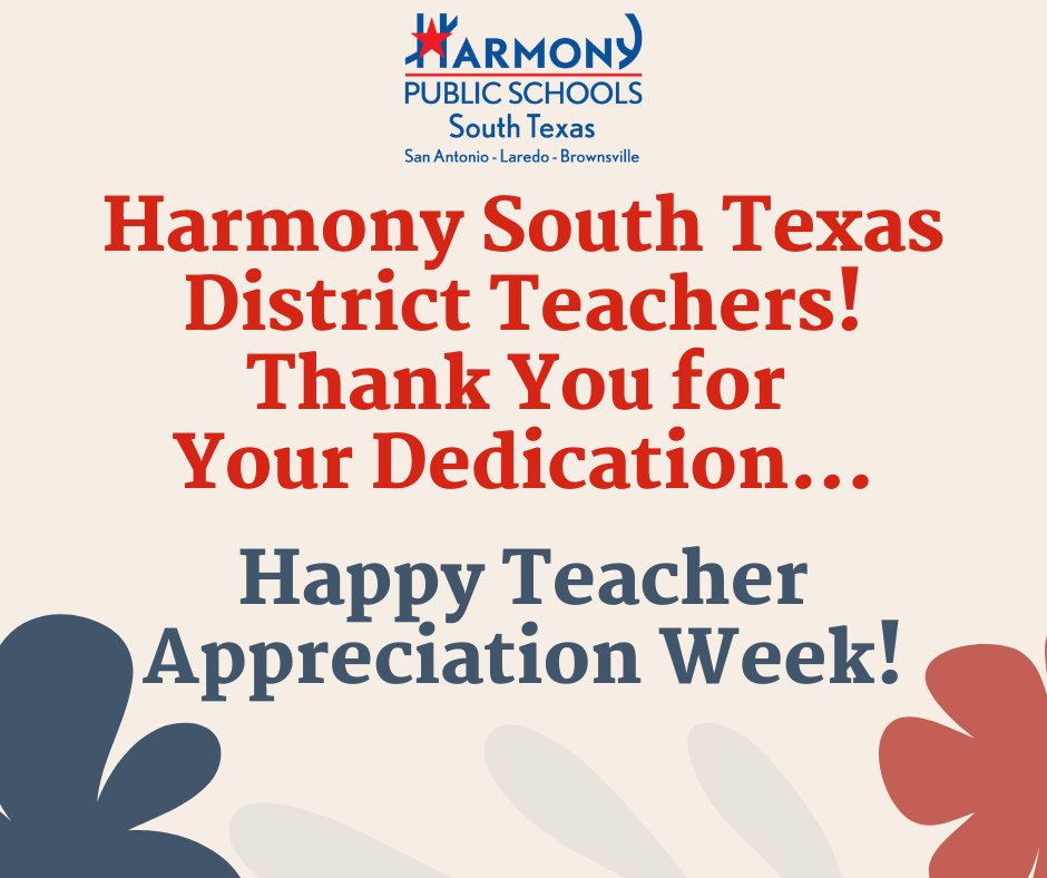 🍎Thank you teachers @HSExcellenceSA <a href="/HseLaredo/">HSE Laredo</a> <a href="/HSISanAntonio/">HSI-San Antonio</a> <a href="/HSILaredo/">HSI Laredo</a> <a href="/hsibrownsville/">HSI Brownsville</a> @HsasaTigers <a href="/HsaLaredo/">HSA Laredo</a> <a href="/hsbrownsville/">HSA Brownsville</a> for impacting our scholars! "Education is the key to success in life, and teachers make a lasting impact in the lives of their students."-Solomon Ortiz