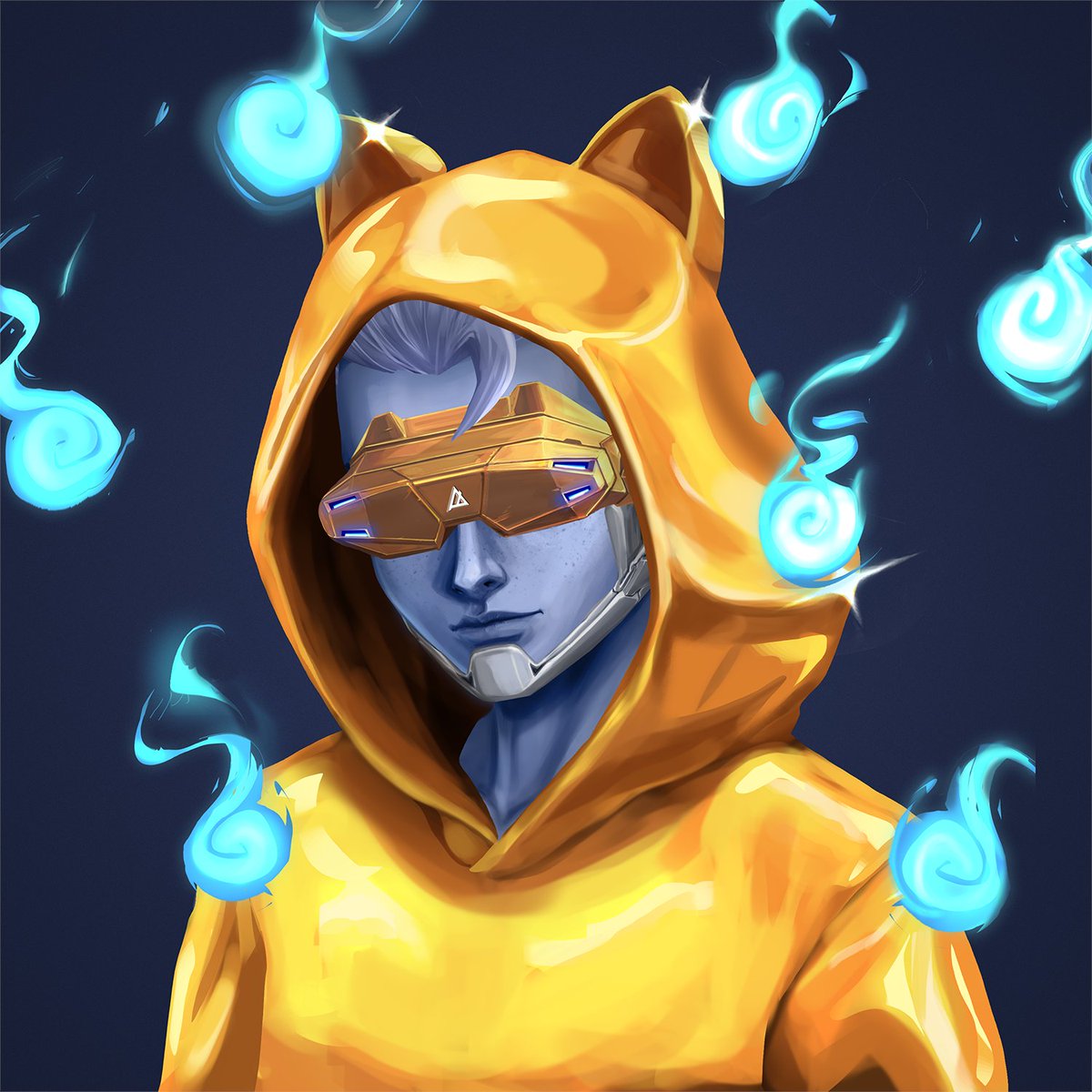 3D0M5's tweet photo. Golden bros in the @ethxai world. #ETHXAI #NFTart https://t.co/iDZXteSE7O