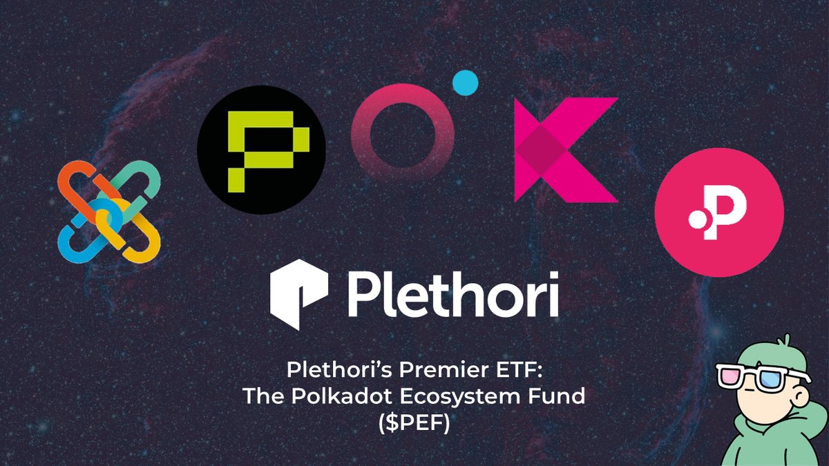 Coin_Theory_'s tweet photo. Bullish on $DOT? 

Then let me introduce you to @plethori’s ETF: The Polkadot Ecosystem Fund $PEF https://t.co/iEw3VxMWN6