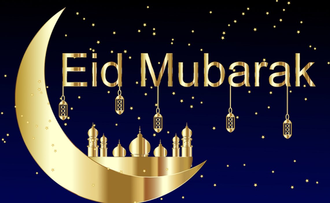 Eid Mubarak to everyone celebrating!    Blessings with peace and prosperity to you and your family!