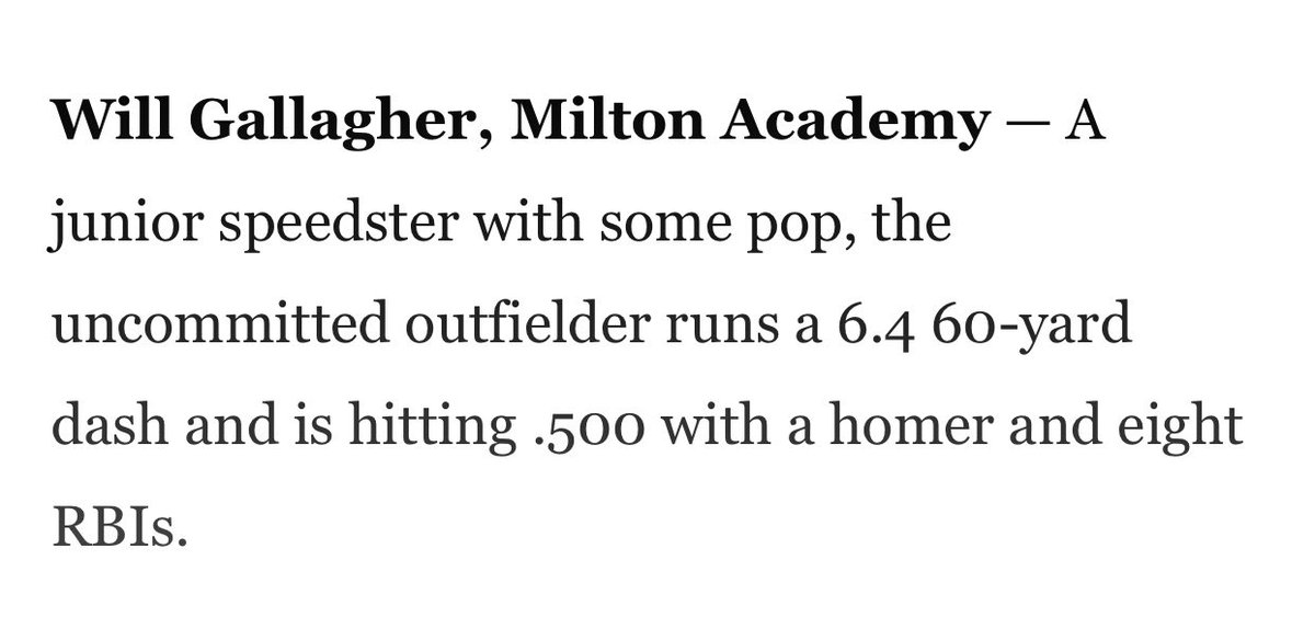 will_gallagher7's tweet photo. Honored to be mentioned by @BostonGlobe as a Top 10 prep player to watch 

https://t.co/jURxV2nr2A https://t.co/vUq4vafW7G