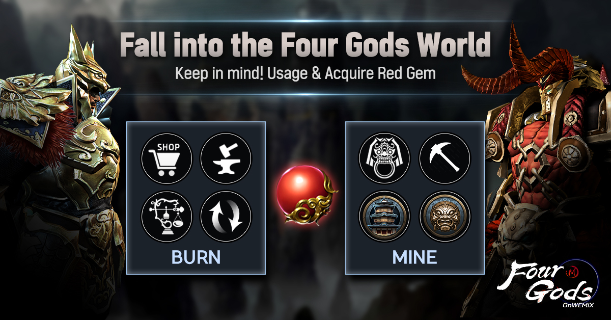 StormFourGods's tweet photo. Alright! Does everyone know how to use and acquire Red Gem?
I'll be back with intresting news on next time.

#MMORPG #FourGods #WEMIX #NFT #PNE https://t.co/XJ9xKidWoo