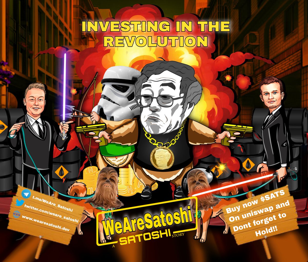 Tanzmalaka's tweet photo. @weare_satoshi
My entry 3 meme contest
$SATS #SATS #SATSwars #WeAreSatoshi #StarWarsDay #MayThe4thBeWithYou #Maythe4th https://t.co/4dfhXUTwoJ