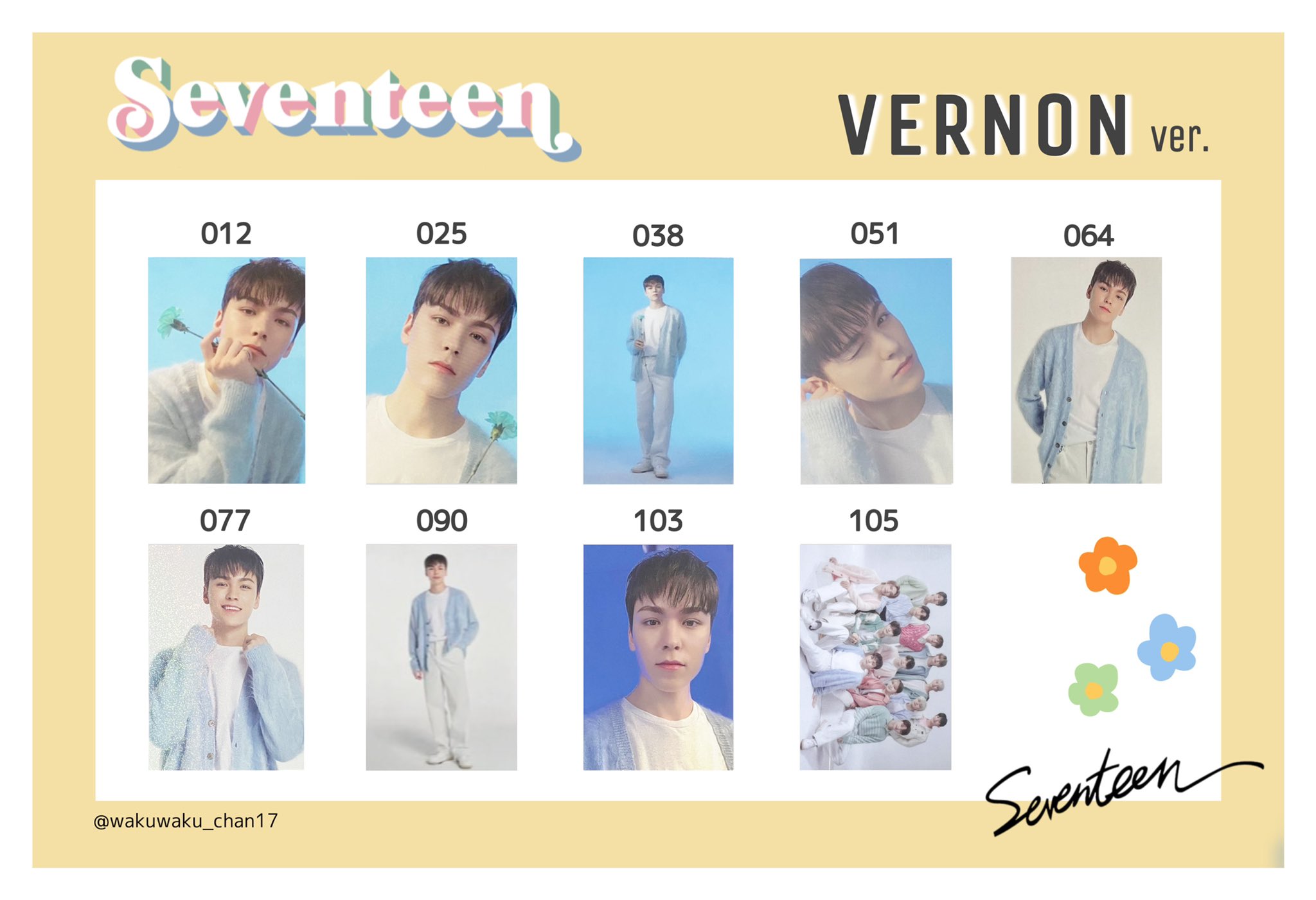 seventeen hanabi トレカ　一律333円 SEVENTEEN セブチ hanabi トレカ HANABI