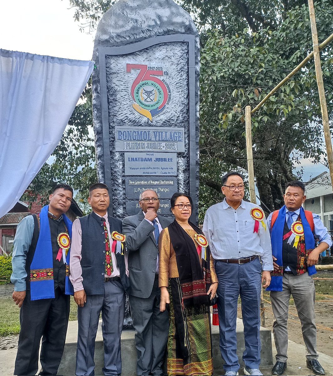 Jubilee is used in connection with reformation.
Glad to grace The Platinum Jubilee celebration as Chief Guest &amp; unveiling the Jubilee Stone at Bongmol Vill.Extremely grateful and sincerely thanked the V/A, Committee,Youths &amp; women of Bongmol Village for the loyalty &amp; love.