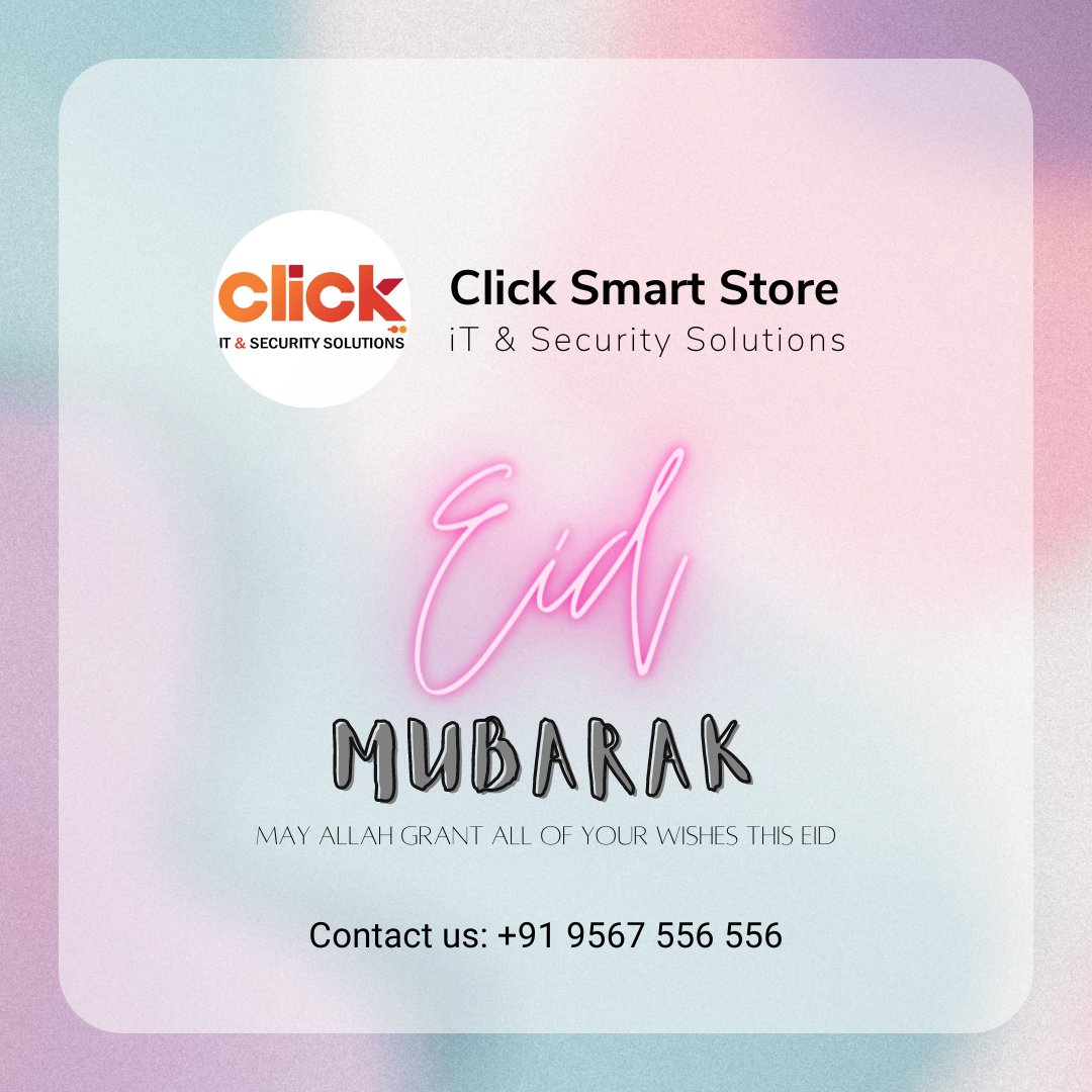 clicksmartstore's tweet photo. #EidMubarak May Allah grant all of your wishes this Eid
#clicksmartstore #Kozhikode #ramanattukara #cctv_dealer_Kozhikode #cctv_installation_Kozhikode #hikvision_dealer #Kerala @akbaraliv https://t.co/dyjAvX288k