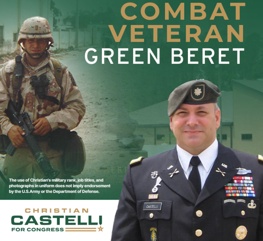 RestoreTruthRTT's tweet photo. 🇺🇸We're proud to now support @Castelli4NC in North Carolina's 6th Congressional District.

Chris is a combat veteran green beret &amp; will fight for the American people in Congress following his primary on 5/17.
Read more: https://t.co/DKL8luQ9kX

Endorsed by @RyanZinke &amp; Gen. Flynn https://t.co/uujBrAVh6H